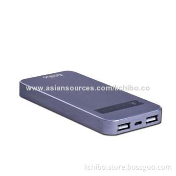 Emergency Mobile Power Bank with 4,000mAh Capacity, Dual-USB OutputNew